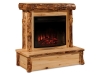 LR712-A: Fireplace w/Log Mantle-Aspen-FS