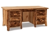 M325-A: Double Pedestal Desk-Aspen-FS