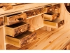 M327-A: Rolltop Desk-Interior-Aspen-FS