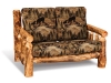 LR702-A: Log Love Seat-Aspen-FS