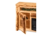 LR726-A: TV Cabinet with Fireplace: Side Door-FS