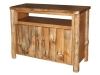 LR723-PP: Log Open TV Stand-FS