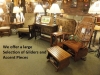 Gliders Available with Fabric or Wood Seats