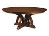Brooklyn Pedestal Table-S505--NW