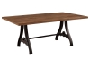 Iron Forge Table Barnwood Top Option-RH