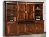 Ensenada-FVE-85110-EN-Satin-Nickel-Rail-TV Wall Unit-FV